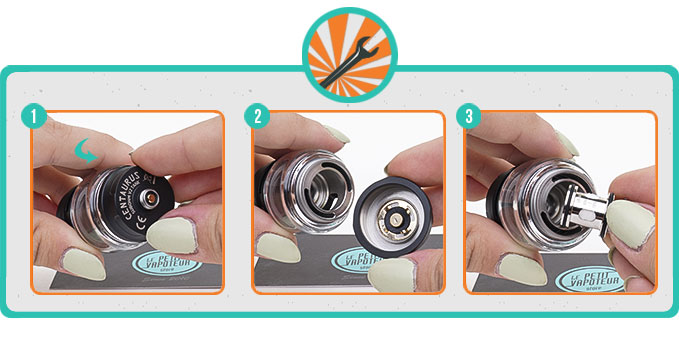 Changement de r&eacute;sistances Clearomiseur Centaurus Sub Ohm V2 Lost Vape